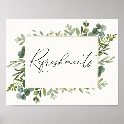 Eukalyptus Erfrischungsgetränke Poster (Vorne)