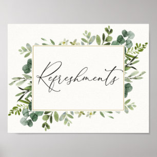 Eukalyptus-Erfrischungsplakat Poster