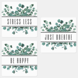 Eukalyptus Essential Oil Roller Flaschenetiketten Etiketten