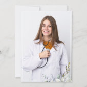 Eukalyptus-Eukalyptus-Abschluss Einladung (Rückseite)