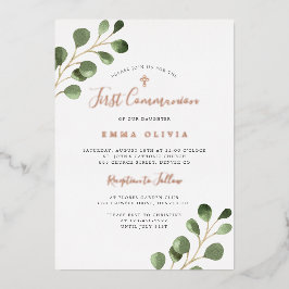 Eukalyptus-Eukalyptus-Rose Folieneinladung