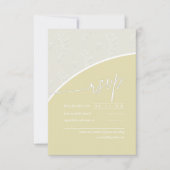 Eukalyptus Farbtöne Hochzeit V1V Grüne ID901 RSVP Karte (Vorderseite)