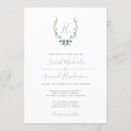 Eukalyptus Farmhouse Wedite Invite Einladung