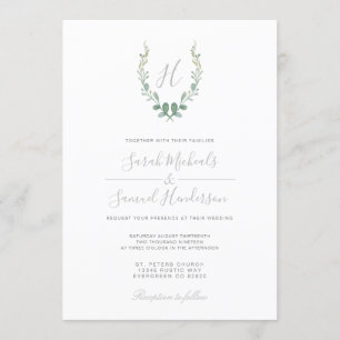 Eukalyptus Farmhouse Wedite Invite Einladung