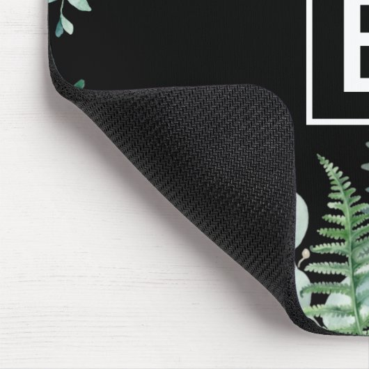 Eukalyptus-Farne Mousepad (Ecke)