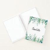 Eukalyptus-Farnwald Notizblock (Innenseite)