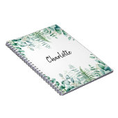 Eukalyptus-Farnwald Notizblock (Rechte Seite)