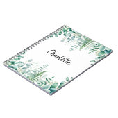 Eukalyptus-Farnwald Notizblock (Linke Seite)