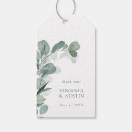 Eukalyptus Favor Tags Geschenkanhänger
