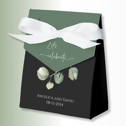 Eukalyptus Feiern wir die Black Gevor Box Geschenkschachtel