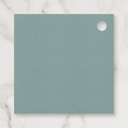 Eukalyptus fern Foliage Cross Christening Geschenkanhänger (Rückseite)