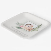 Eukalyptus Fern Foliage Foto Erste Heilige Kommune Pappteller (Gewinkelt)