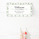 Eukalyptus & Fern Rings Willkommensbanner Banner (InSitu)