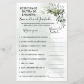 Eukalyptus Finden Sie das zweisprachige Game der G (Rückseite)