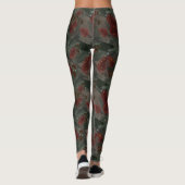 Eukalyptus-Flasche Flush Blumenmuster Leggings (Rückseite)