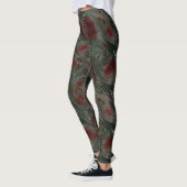 Eukalyptus-Flasche Flush Blumenmuster Leggings (Links)