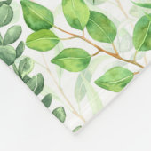 Eukalyptus Fleece Blanket (Ecke)