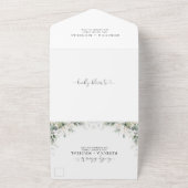 Eukalyptus floral All in one Wedite Einladung (Außenbereich)