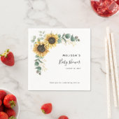 Eukalyptus floral Baby Dusche Serviette (Beispiel)