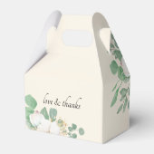 Eukalyptus Floral Beige Wedding Collection Geschenkschachtel (Rückseite)