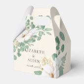 Eukalyptus Floral Beige Wedding Collection Geschenkschachtel (Vorderseite)