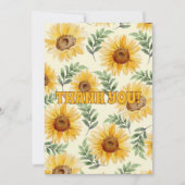 Eukalyptus floral Botanische Hochzeit Dankeskarte (Vorderseite)