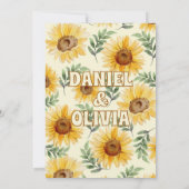 Eukalyptus floral Botanische Hochzeit Dankeskarte (Rückseite)