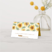 Eukalyptus floral Botanische Hochzeit Platzkarte (Rückseite)