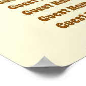 Eukalyptus floral Botanische Hochzeit Poster (Ecke)