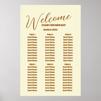 Eukalyptus floral Botanische Hochzeit Poster