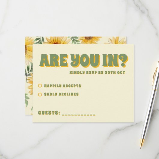 Eukalyptus floral Botanische Hochzeit RSVP Karte (Vorderseite/Rückseite Beispiel)