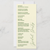 Eukalyptus floral Botanischer Blumenkohl-Programme (Rückseite)