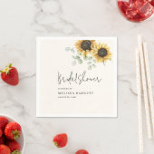 Eukalyptus floral Brautparty Paper Serviette (Beispiel)