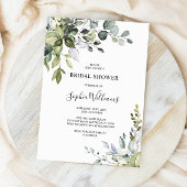 Eukalyptus Floral Bridal Dusche Einladung