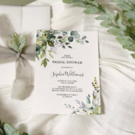 Eukalyptus Floral Bridal Dusche Einladung