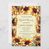 Eukalyptus floral Bride Brautparty Einladung (Vorderseite)