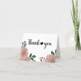 Eukalyptus floral dankeskarte