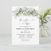 Eukalyptus floral Die Nacht vor der Einladung (Stehend Vorderseite)