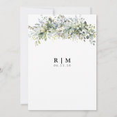 Eukalyptus floral Die Nacht vor der Einladung (Rückseite)