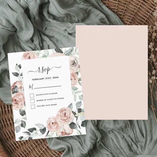 Eukalyptus Floral Greenerity Wedding RSVP