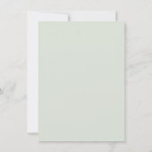 Eukalyptus Floral Greenerity Wedding RSVP Einladun Einladung (Rückseite)