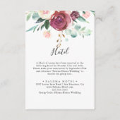 Eukalyptus Floral Hotel Begleitkarte (Vorderseite)