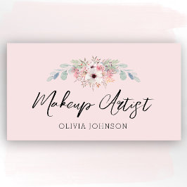 Eukalyptus Floral Makeup Artist Business Cards Visitenkarte