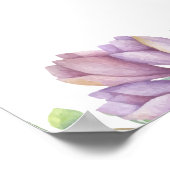 Eukalyptus floral Modernes Begrüßungszeichen Poster (Ecke)