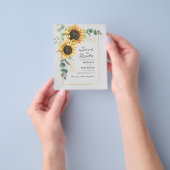 Eukalyptus floral Save the Date Flyer (Gruppe)