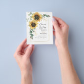 Eukalyptus floral Save the Date Flyer (Gruppe)