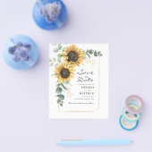Eukalyptus floral Save the Date Flyer (Einzeln)
