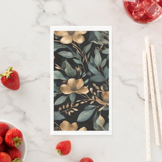 Eukalyptus Floral Serviette (Beispiel)