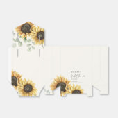 Eukalyptus Floral Sunflower Brautparty Geschenkschachtel (Ungefaltet)