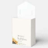 Eukalyptus Floral Sunflower Brautparty Geschenkschachtel (Geöffnet)